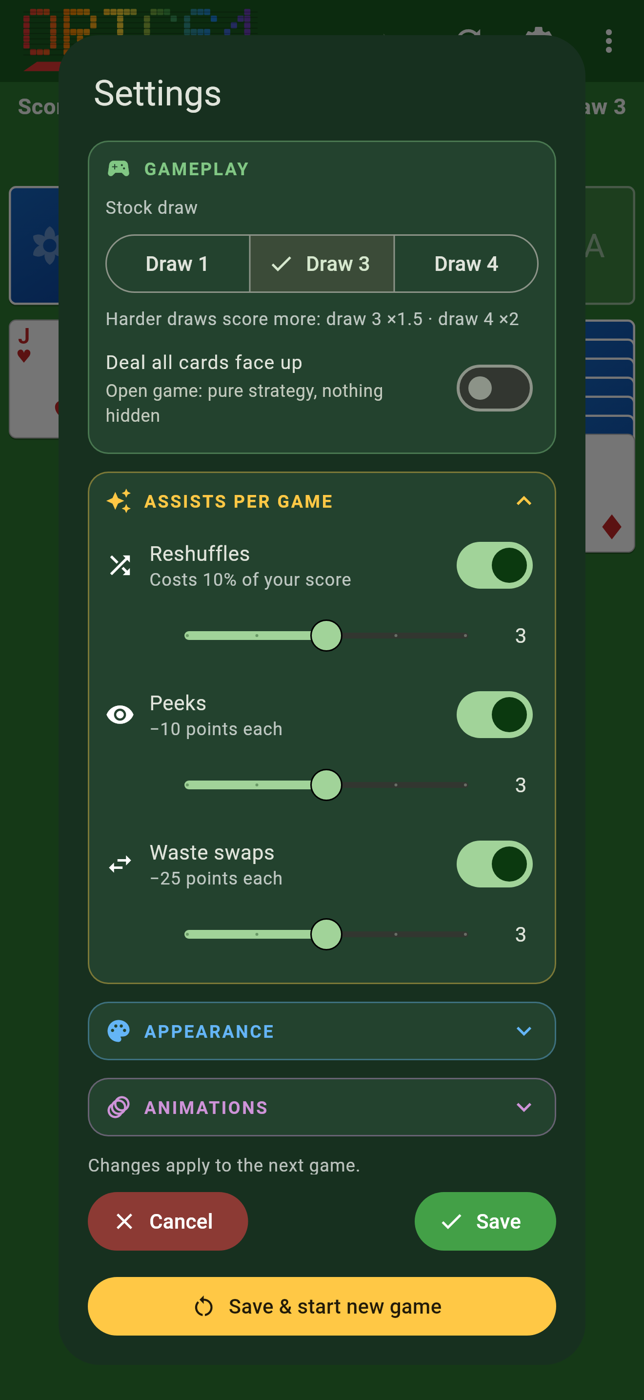 Settings